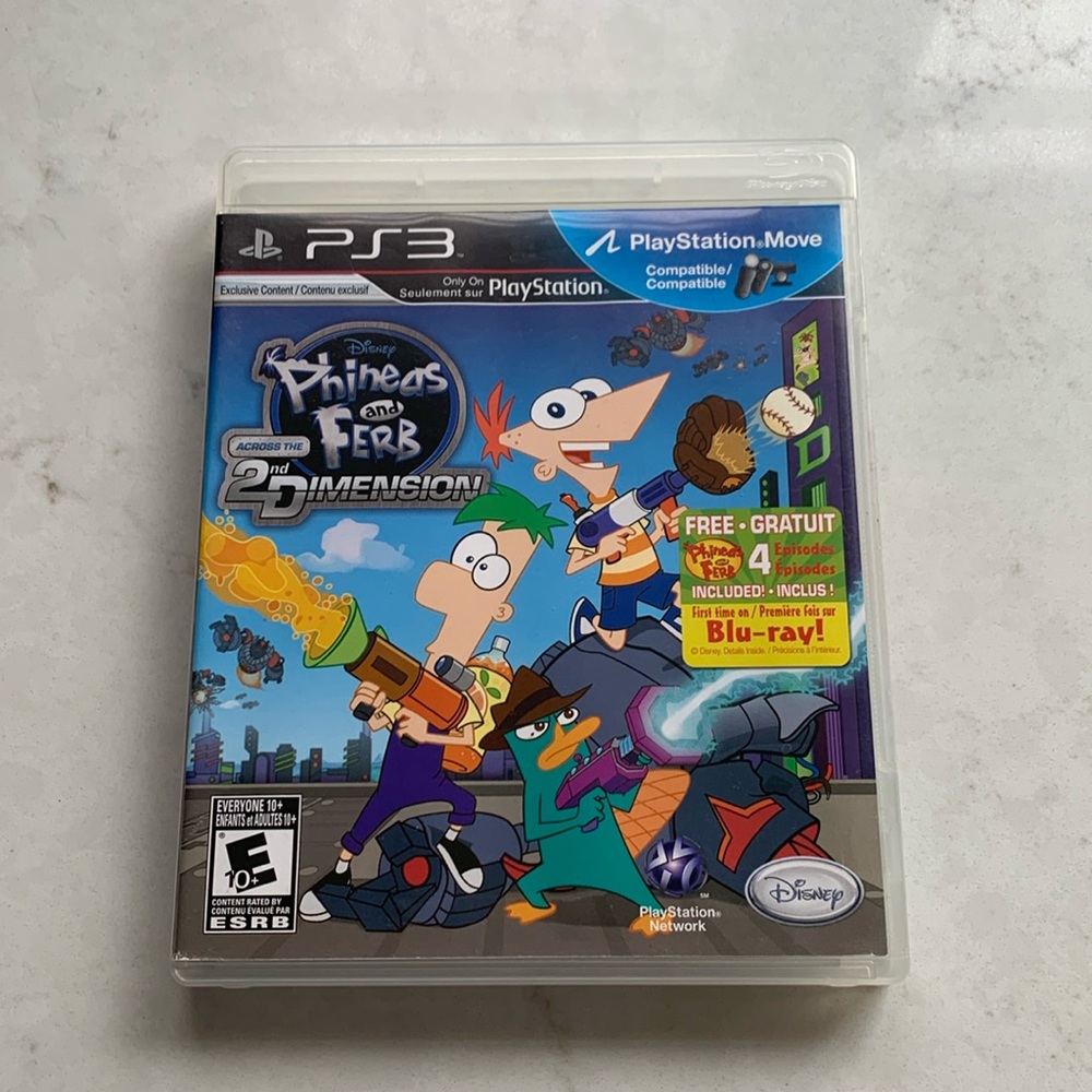 Phineas and Ferb: Across the 2nd Dimension • PS3